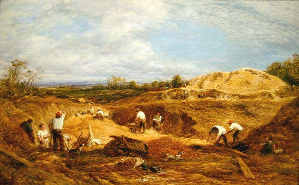 Kensington Gravel Pits (olej na płótnie) autorstwa John Linnell