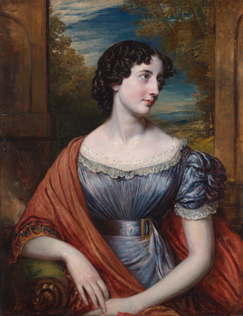 Panna Jane Puxley autorstwa John Linnell