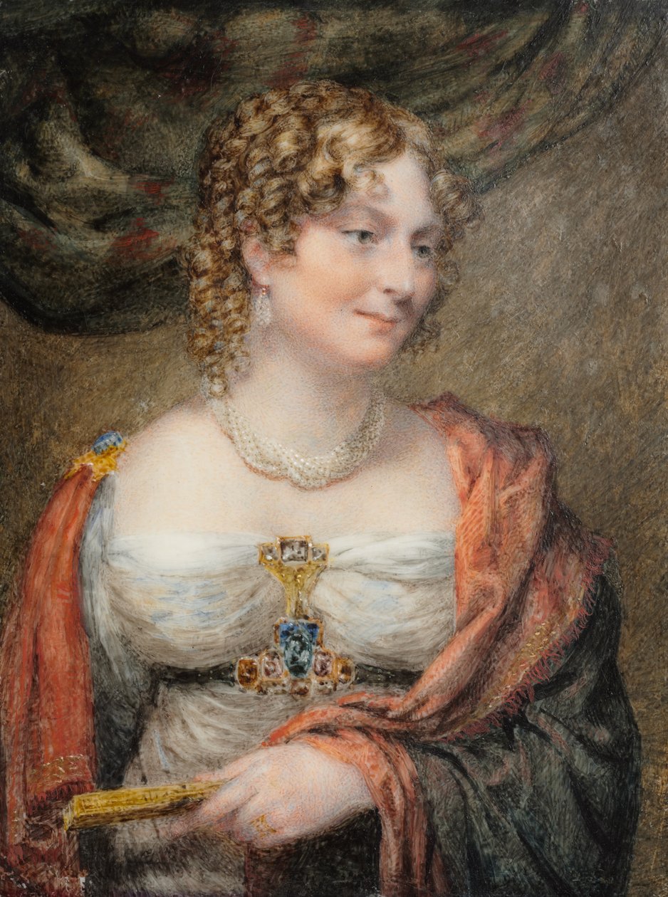 Portret Anne Law (z domu Towry), 1. Lady Ellenborough autorstwa John Linnell