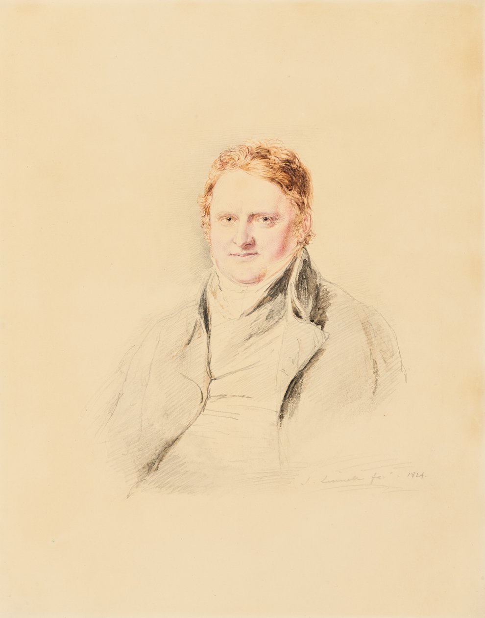 Portret Johna Varleya autorstwa John Linnell