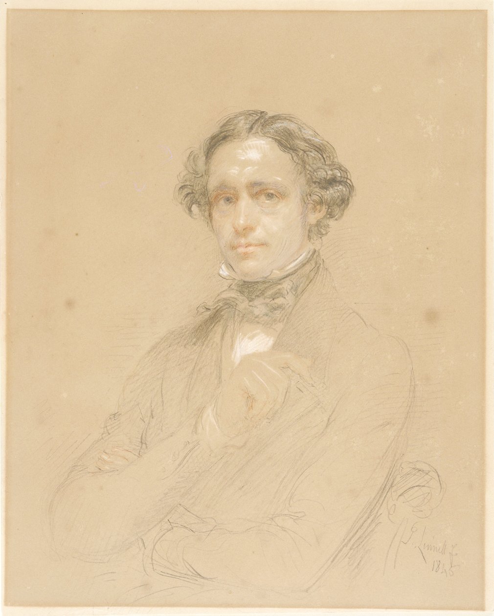 Portret dżentelmena autorstwa John Linnell