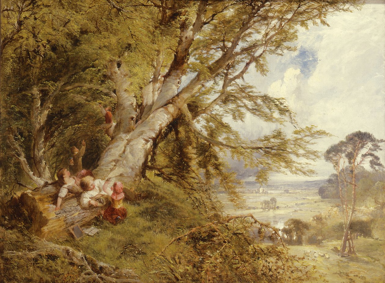 Ptasie gniazdo autorstwa John Linnell