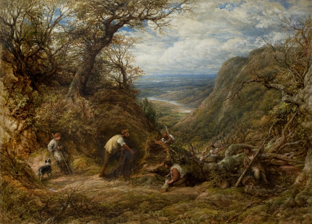 Puste drzewo autorstwa John Linnell