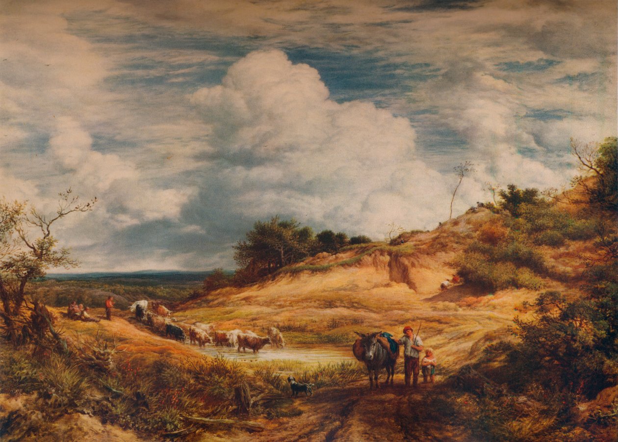 Piaskownice, 1856 autorstwa John Linnell