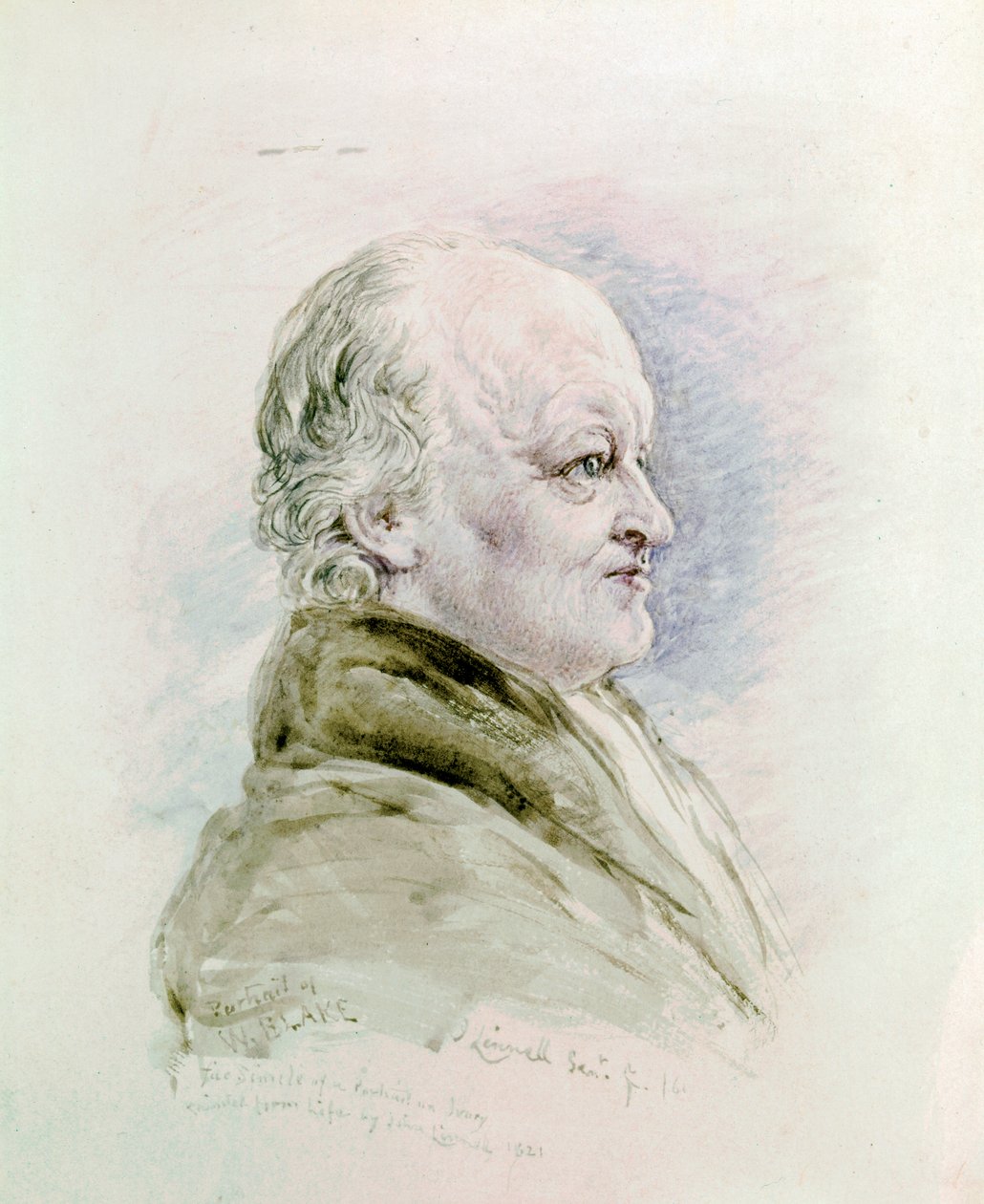 William BLAKE, Portret autorstwa John Linnell