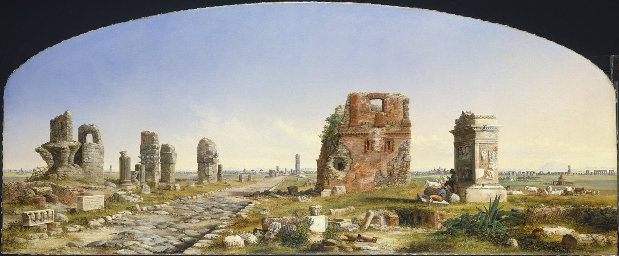 Appian Way autorstwa John Linton Chapman