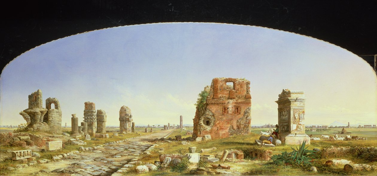 Droga Appijska, 1869 autorstwa John Linton Chapman