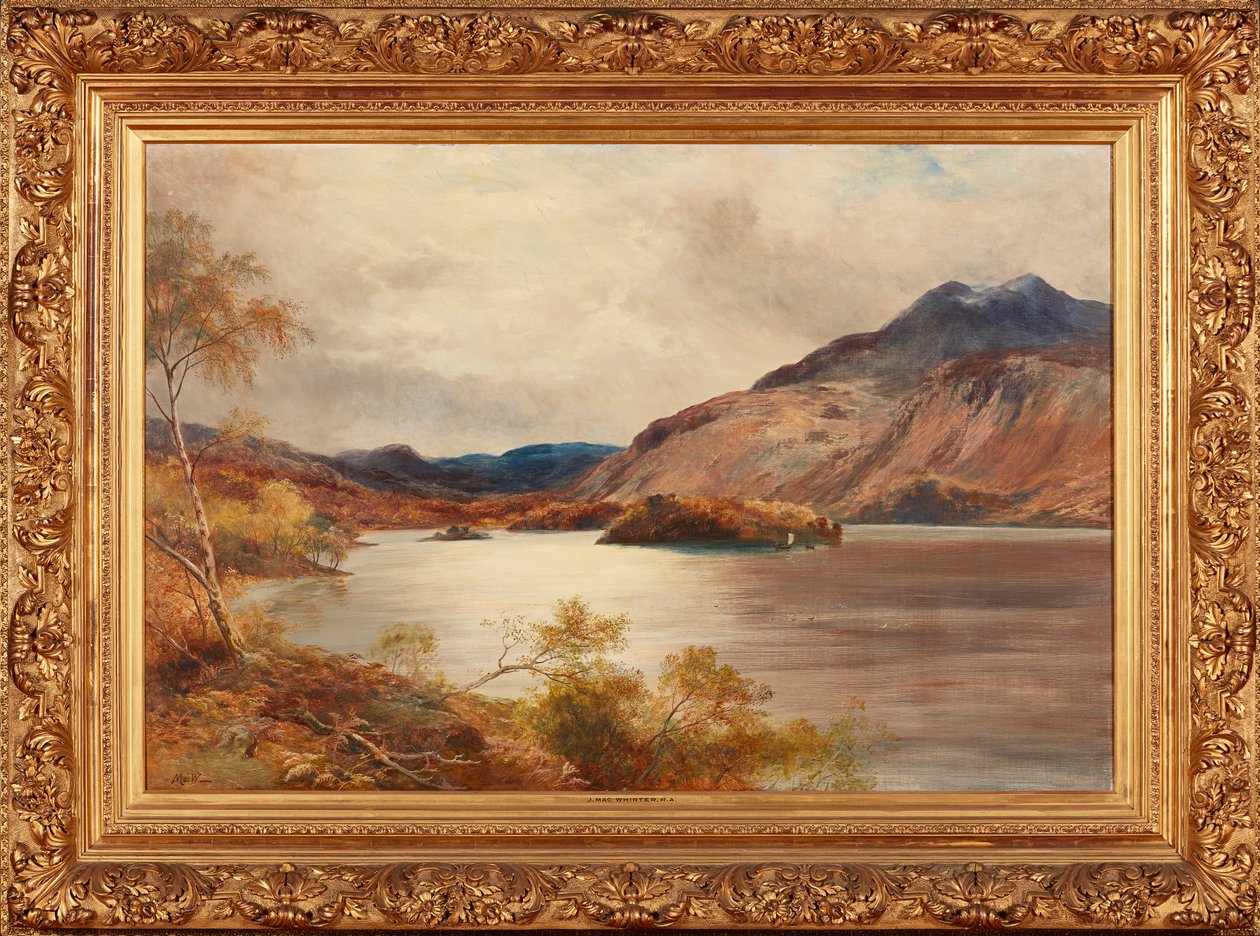 Loch Katrine (olej na płótnie) autorstwa John MacWhirter