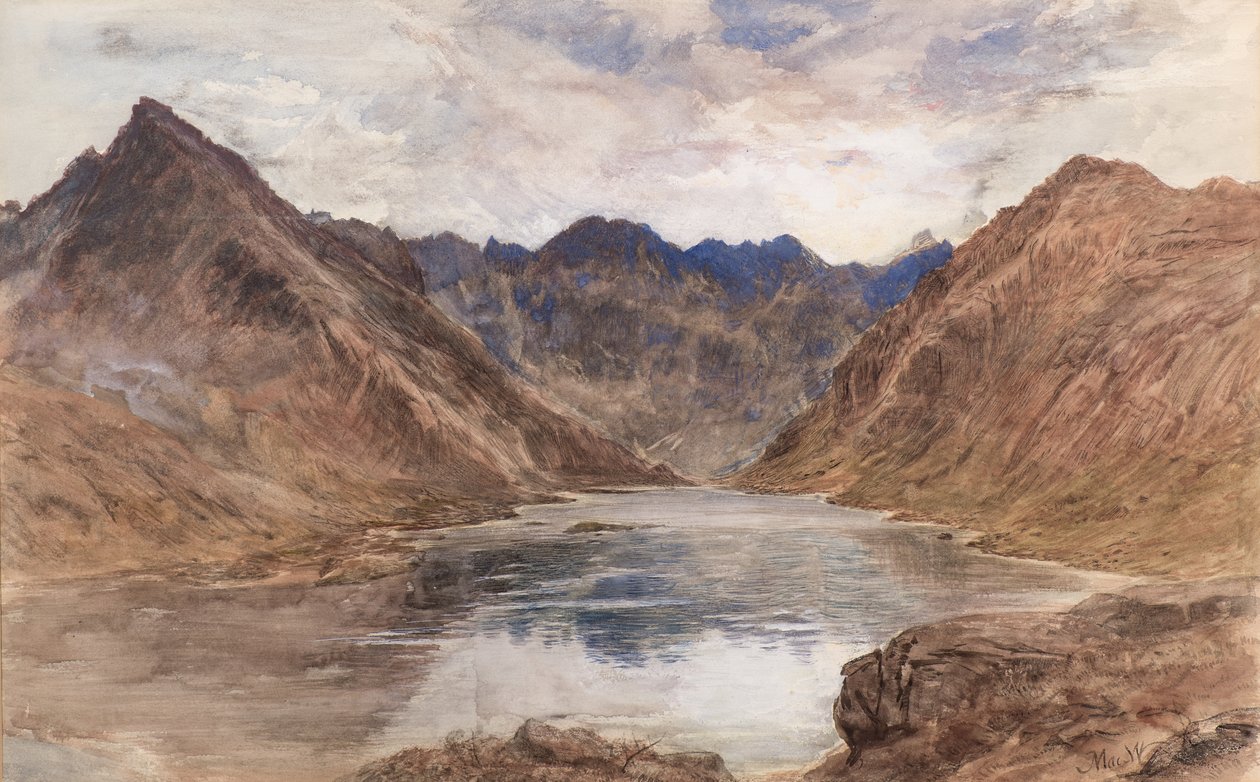Górska cisza autorstwa John MacWhirter