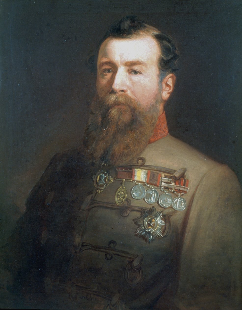 Generał brygady Sir Harry Lumsden CB (1821-96) ok. 1866 r. autorstwa John Maclaren Barclay