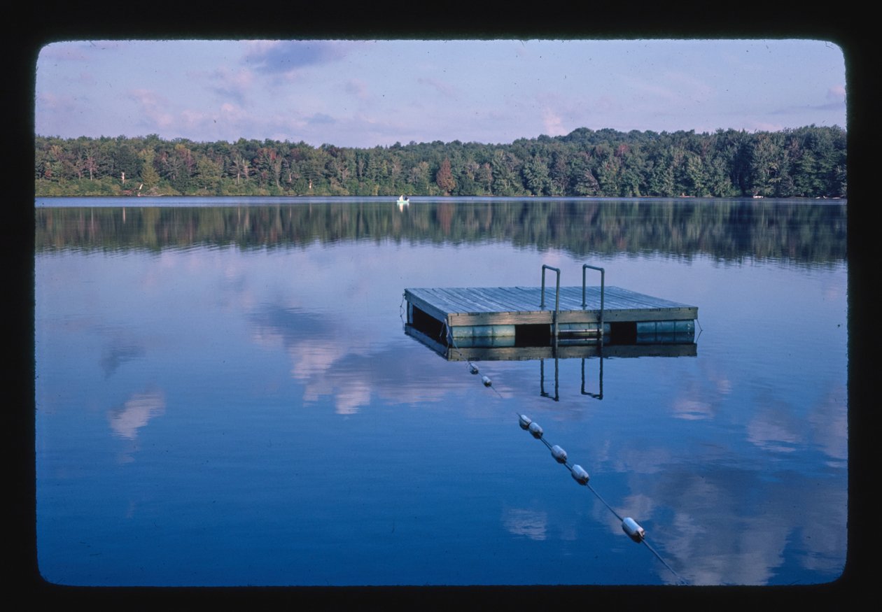 Menges Sand Pond, Menges Lakeside Resort, Livingston Manor, Nowy Jork, USA autorstwa John Margolies