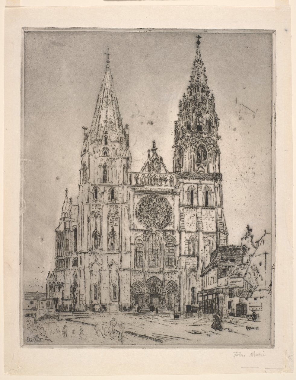 Katedra w Chartres autorstwa John Marin