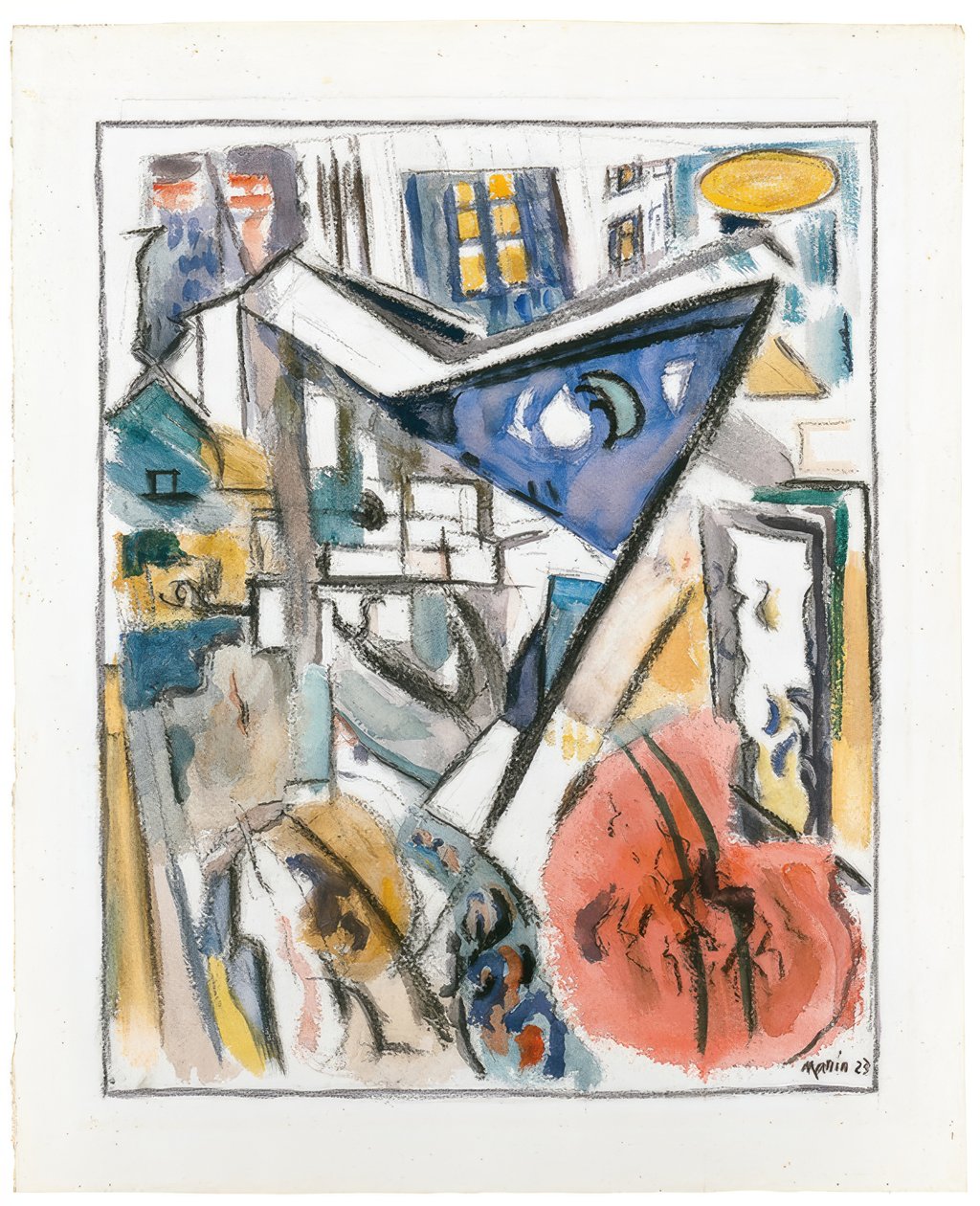 Dolny Manhattan autorstwa John Marin