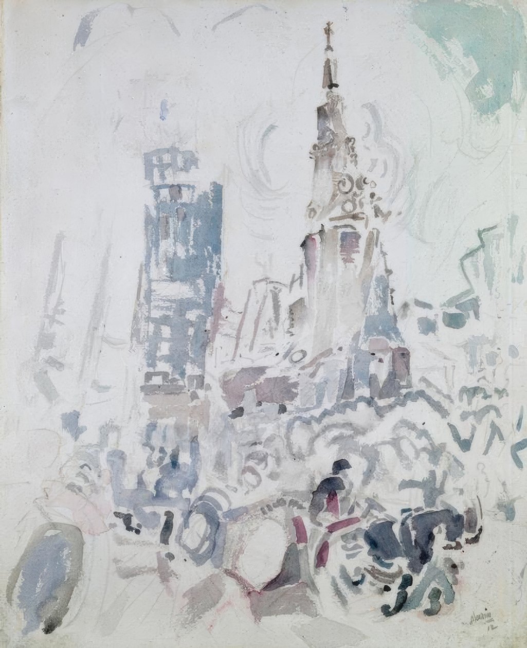 Świętego Pawła, Dolny Manhattan autorstwa John Marin