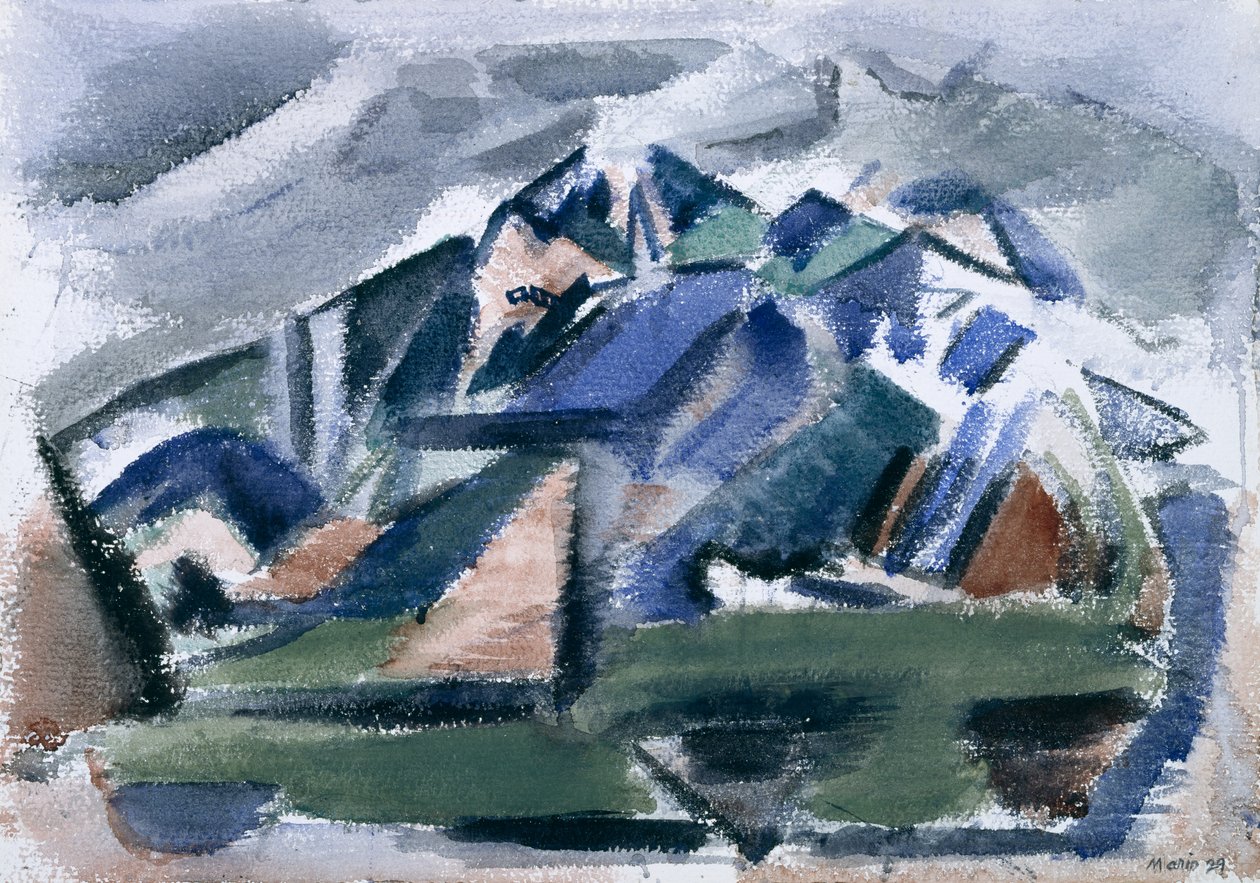 The Mountain, Taos, Nowy Meksyk autorstwa John Marin