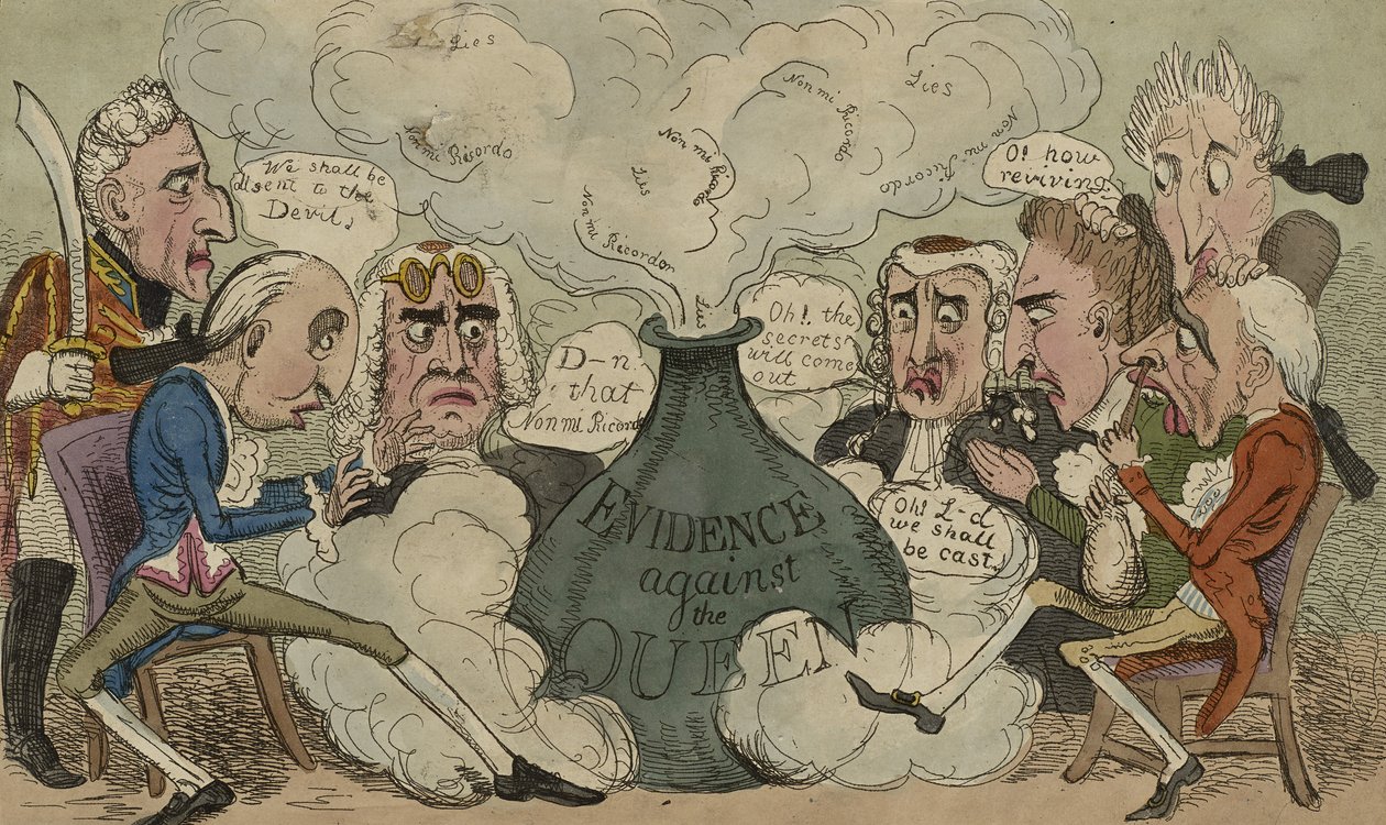 Butelka dymu lub pieśń sześciu pensów, 1820 autorstwa John Marshall