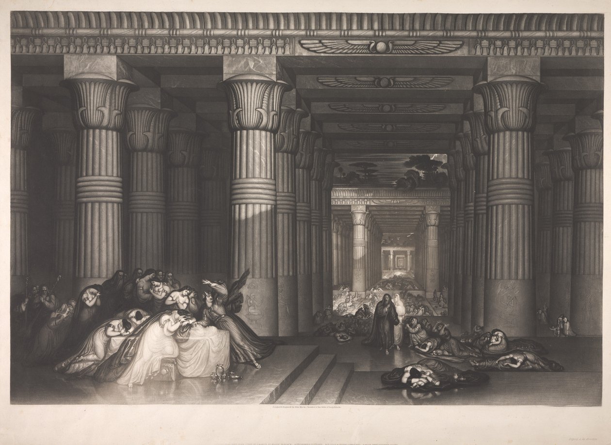 Śmierć pierworodnych autorstwa John Martin