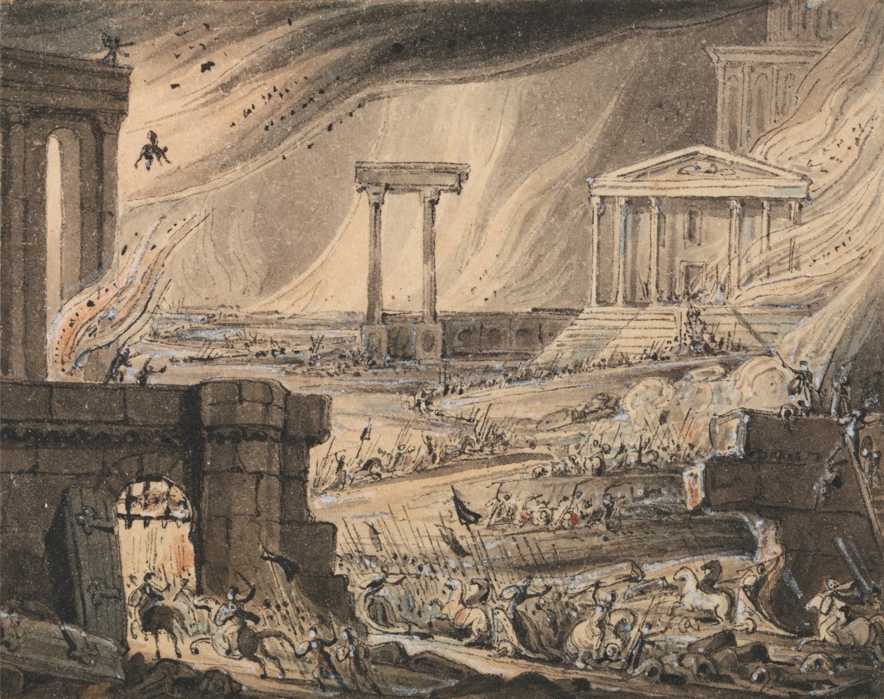 Upadek miasta autorstwa John Martin
