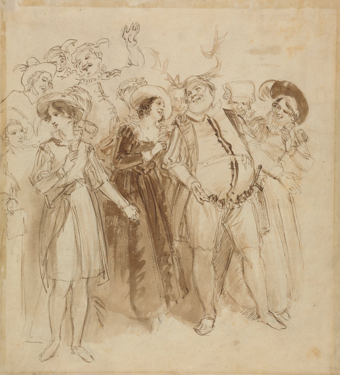 Falstaff przebrany za Herne