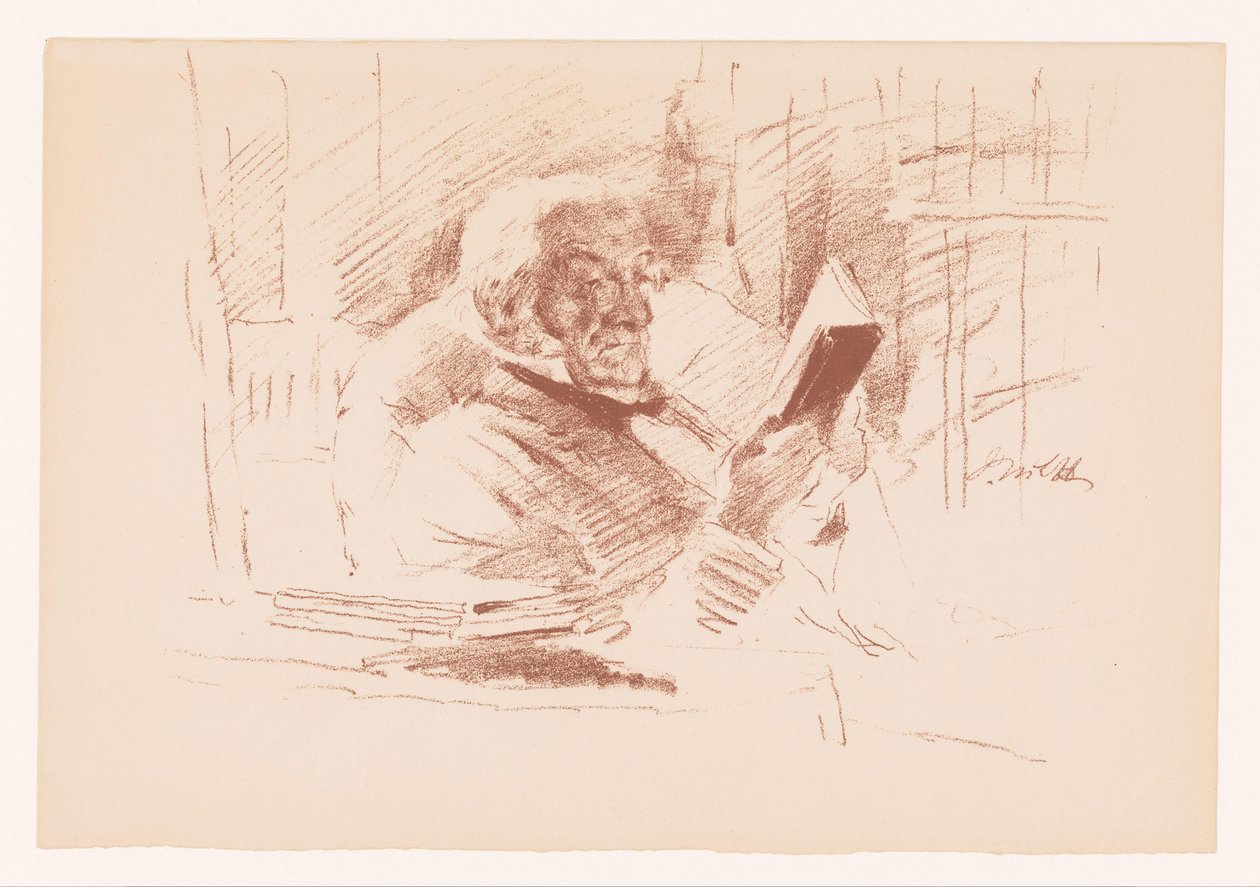Portret van Mr. Gladstone autorstwa John Mc Lure Hamilton