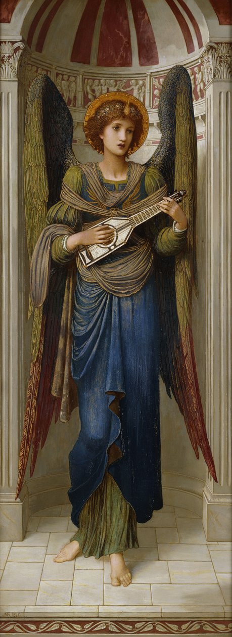 Anioły, 1895 autorstwa John Melhuish Strudwick