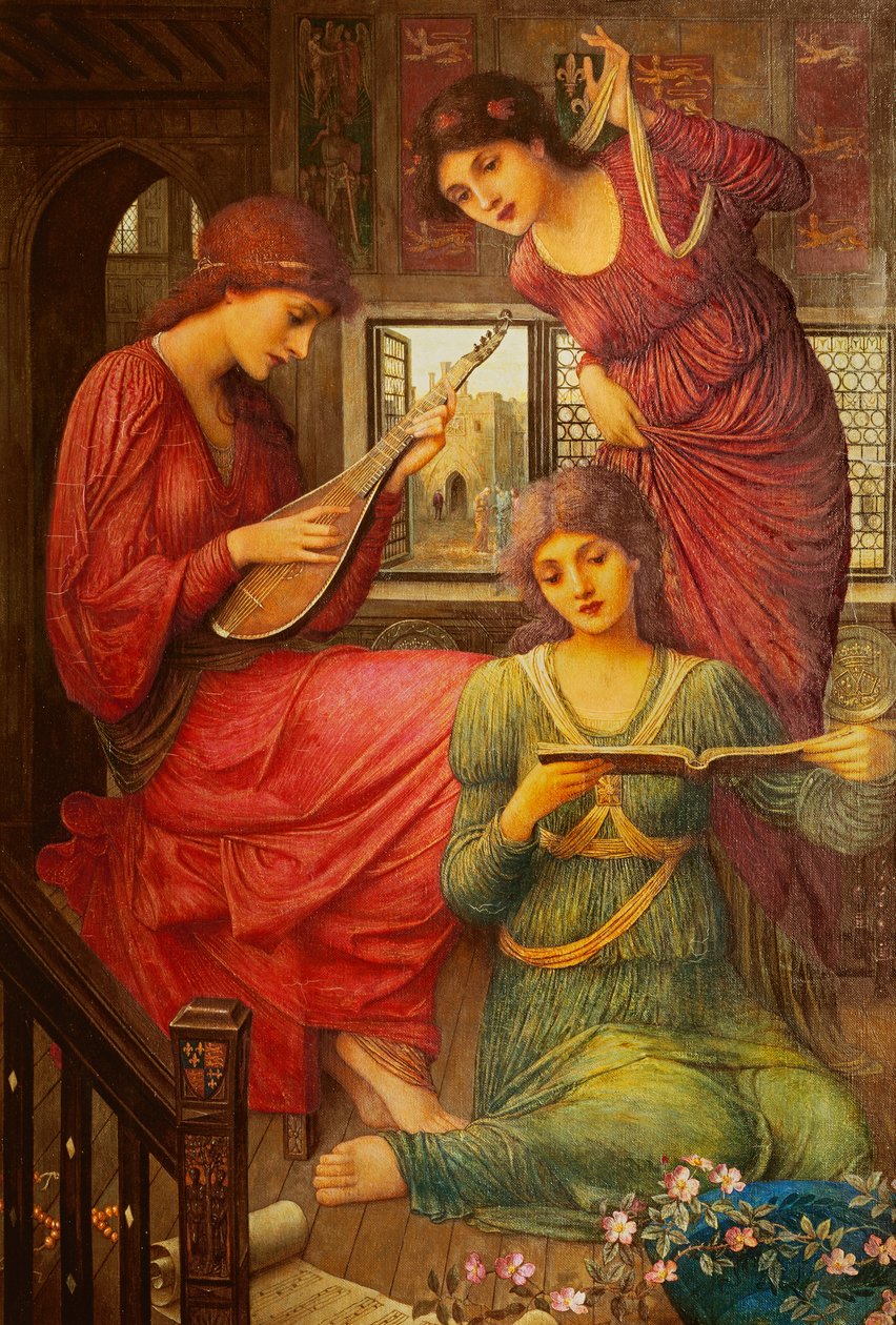 W Złote Dni autorstwa John Melhuish Strudwick