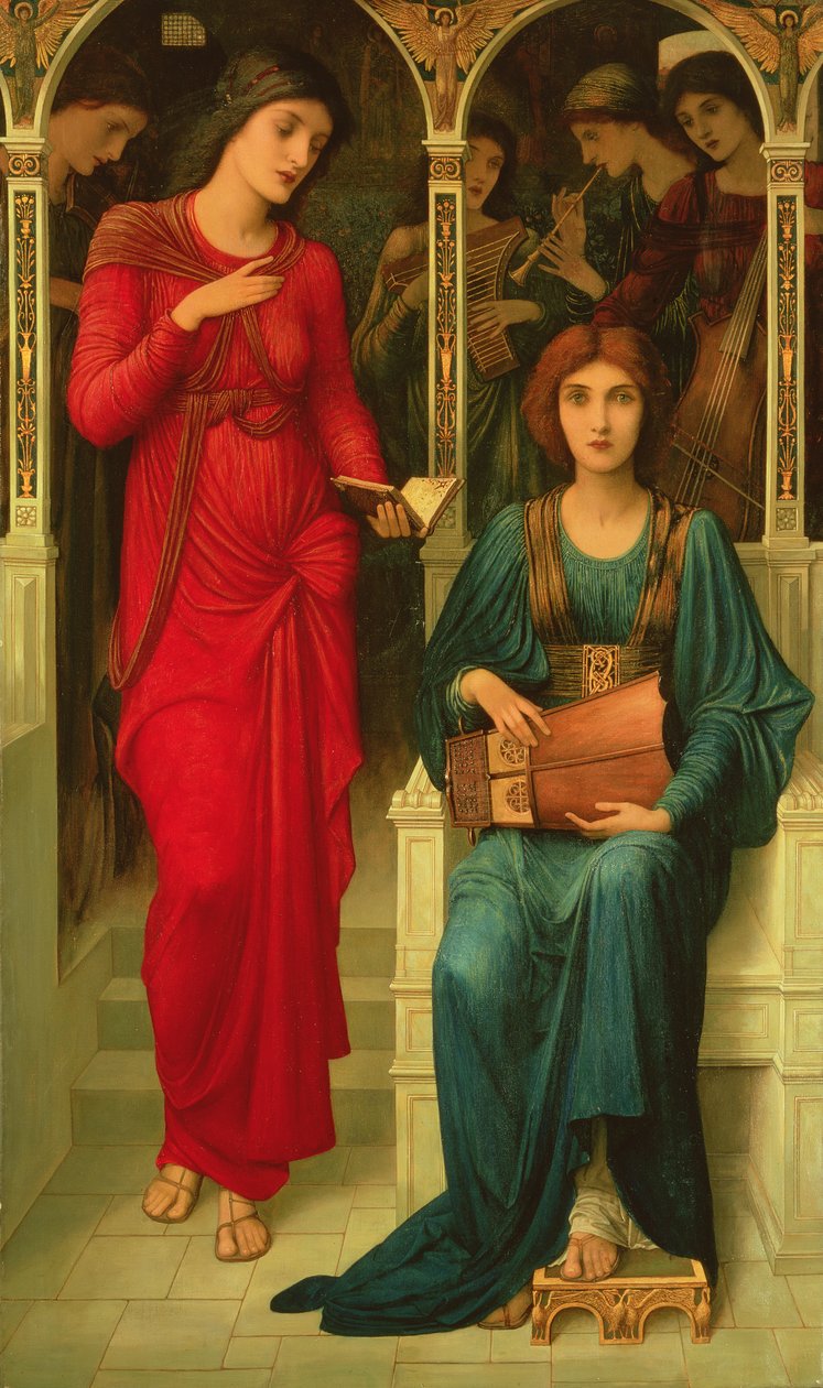 Oda do muzyki autorstwa John Melhuish Strudwick