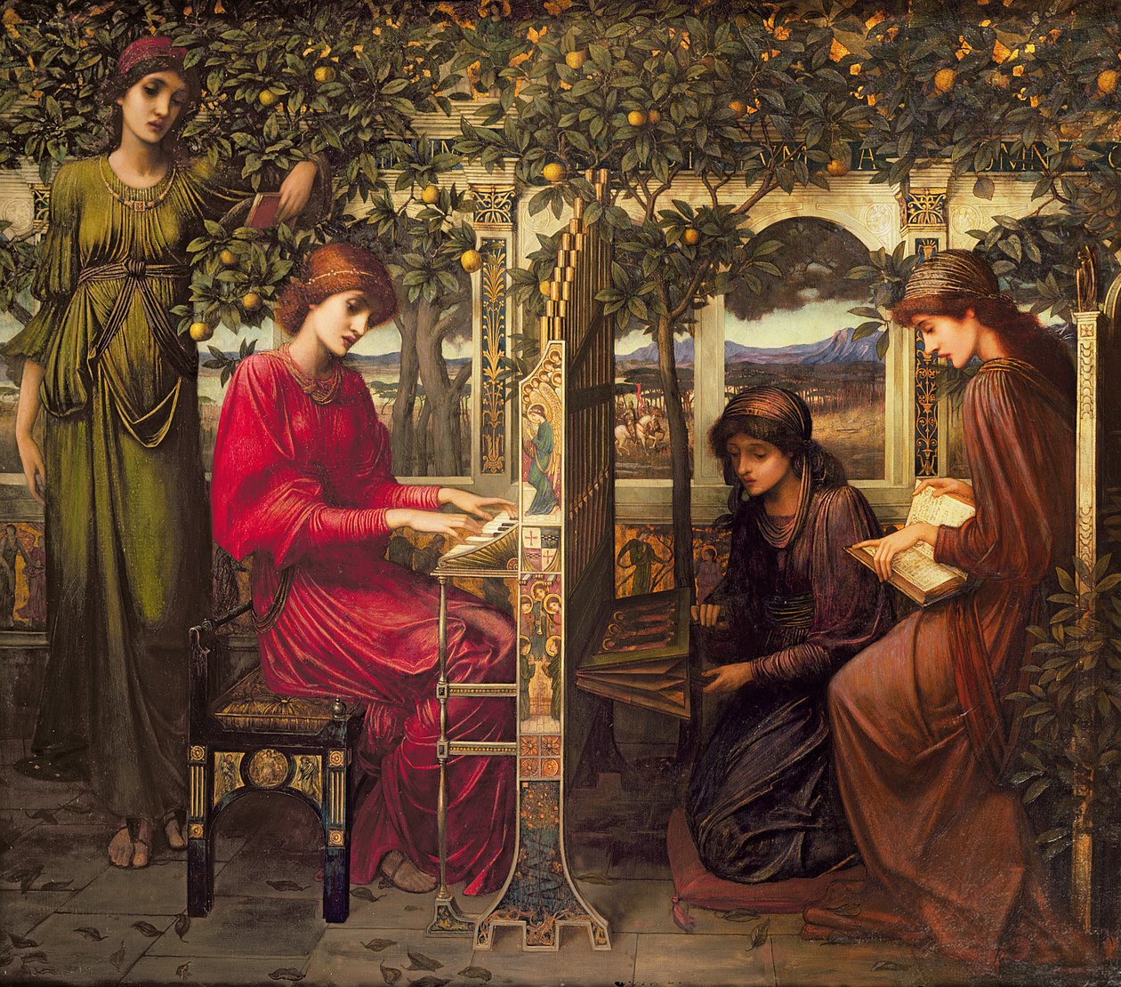 Św. Cecylii autorstwa John Melhuish Strudwick