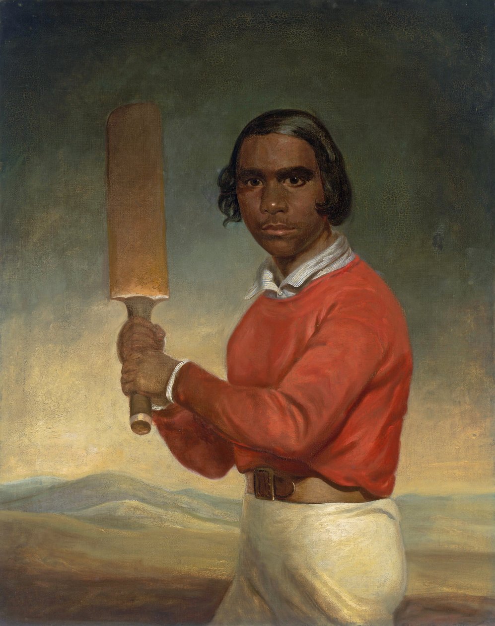 Portret Nannultery, młodego krykiecisty z Poonindie
Tytuł(y) alternatywny(e):  

Rodowity mieszkaniec Australii Południowej, wychowanek Missionary Institution w Poonindie autorstwa John Michael Crossland