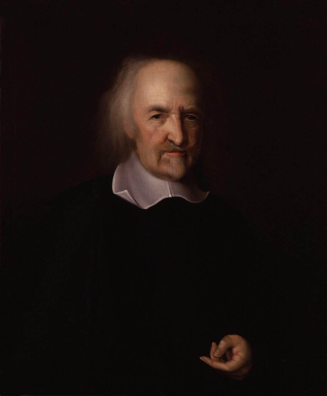 Portret Thomasa Hobbesa, 1669-70 autorstwa John Michael Wright