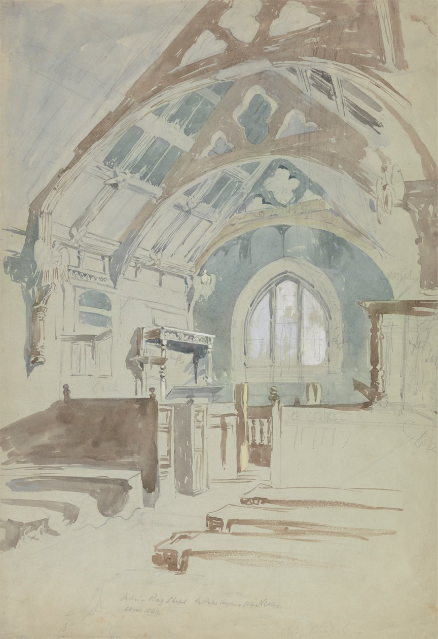 Wnętrze Rag Chapel, Sir Robert Vaugn