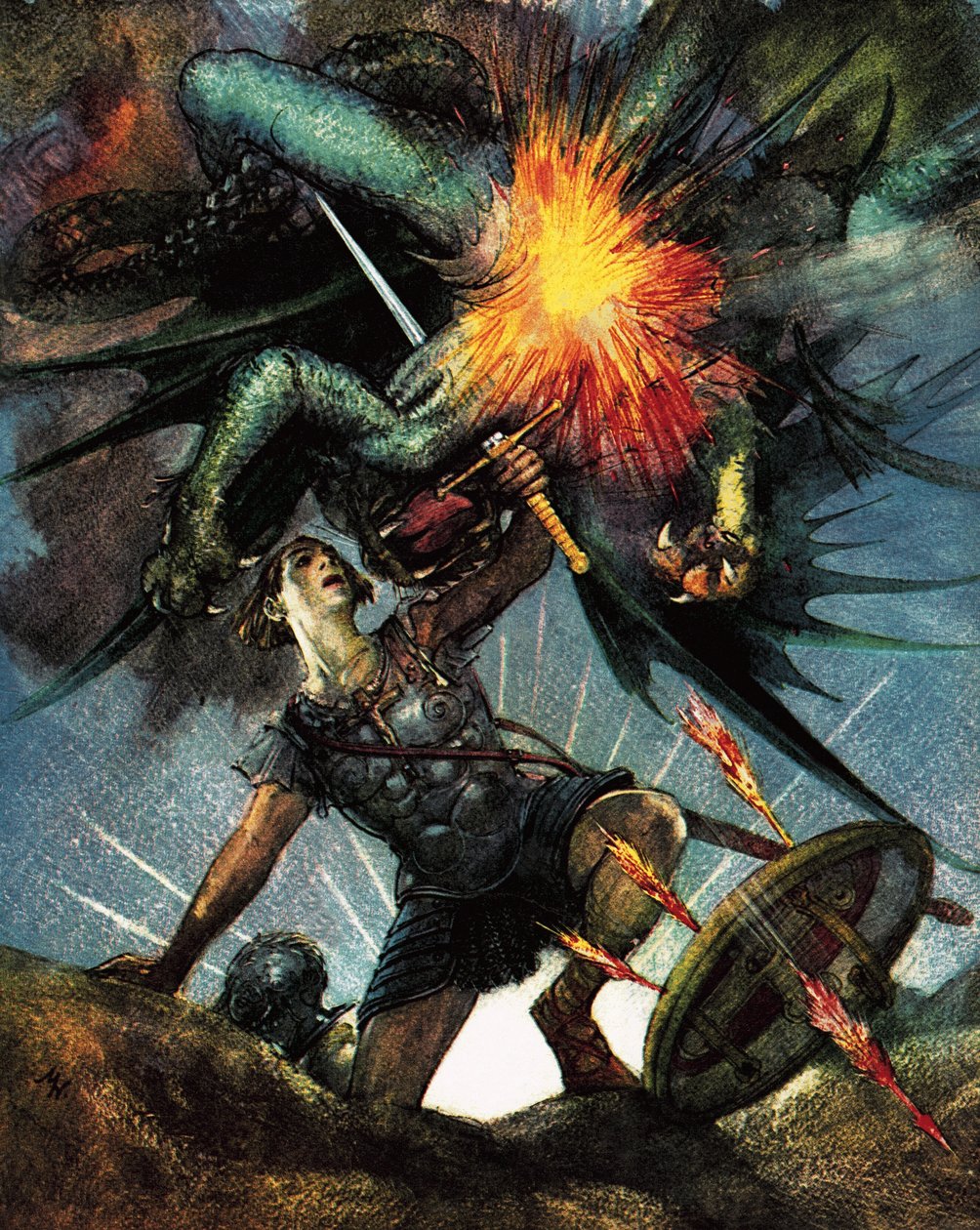 Christian walczy o swoje życie autorstwa John Millar Watt