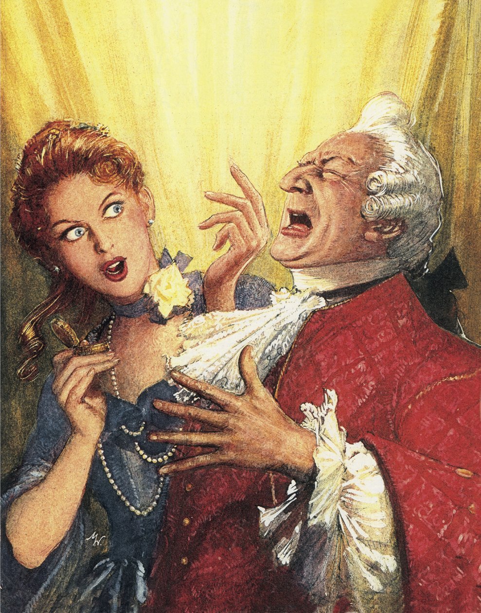 Ilustracja do Gwałtu na śluzie Alexandra Pope