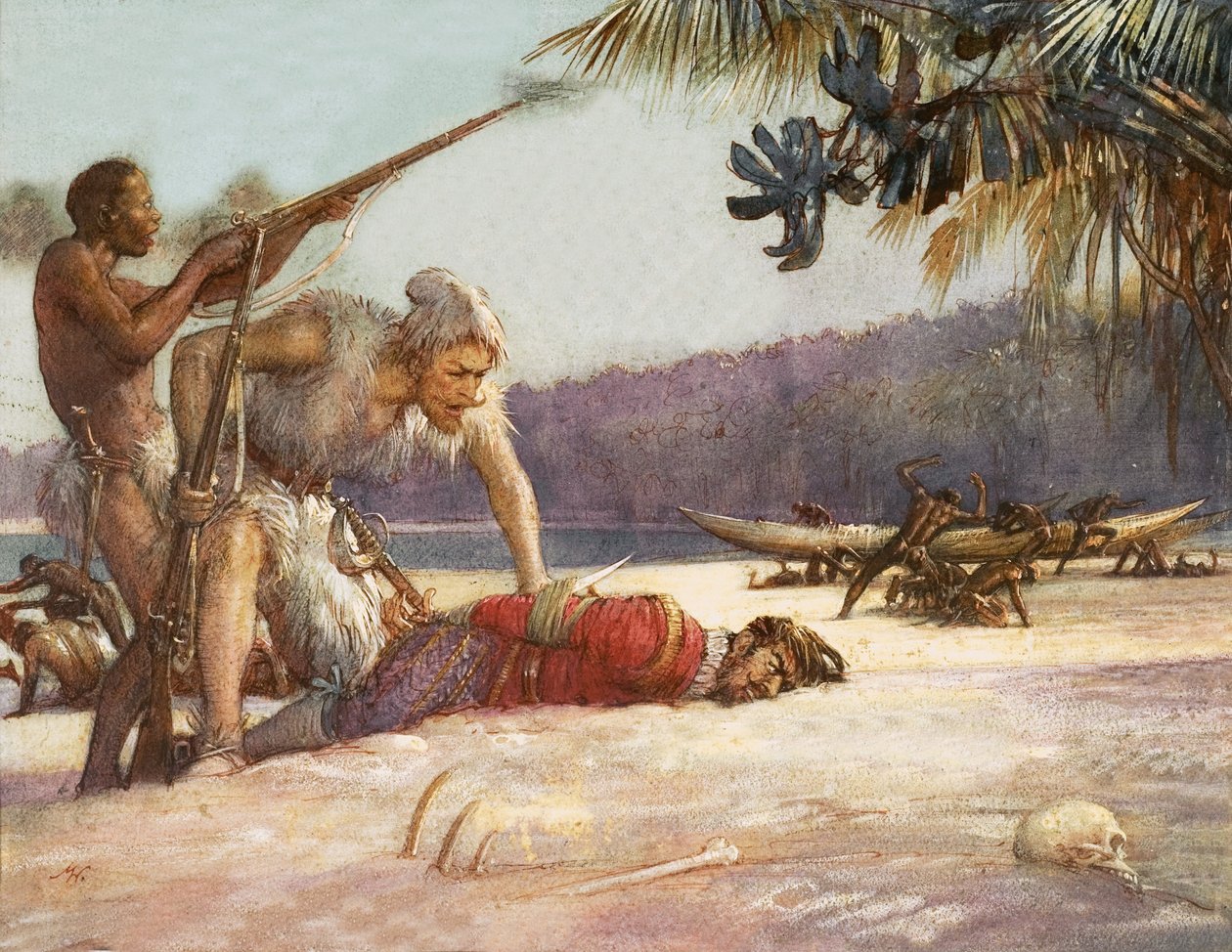 Robinson Crusoe autorstwa John Millar Watt