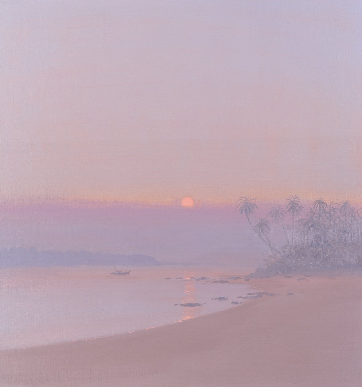 Przepływ łodzi Panjim, 2002 autorstwa John Miller