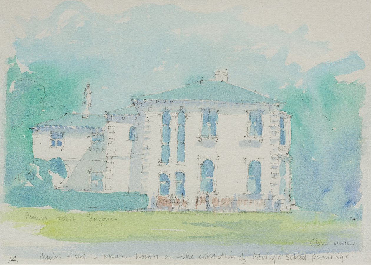 Penlee House, 1991 (wc ant popieriaus)poli autorstwa John Miller