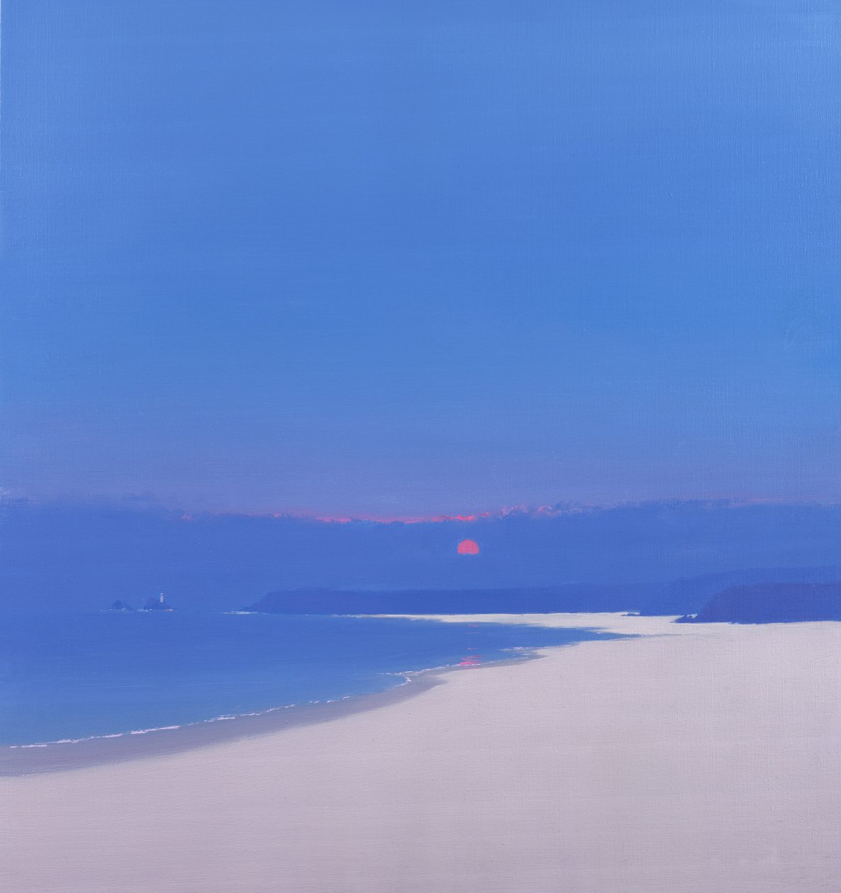 Słońce wschodzące nad zatoką, 1999 autorstwa John Miller