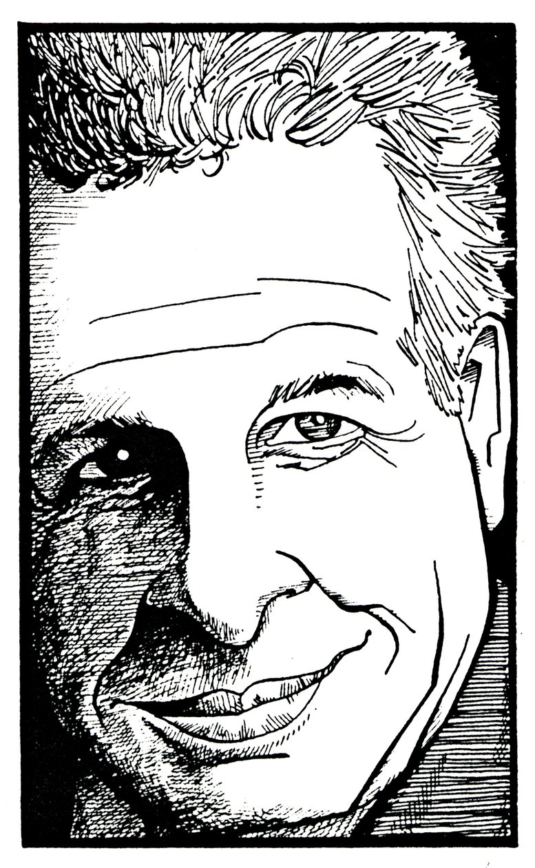 Alexander Goehr - portret autorstwa John Minnion