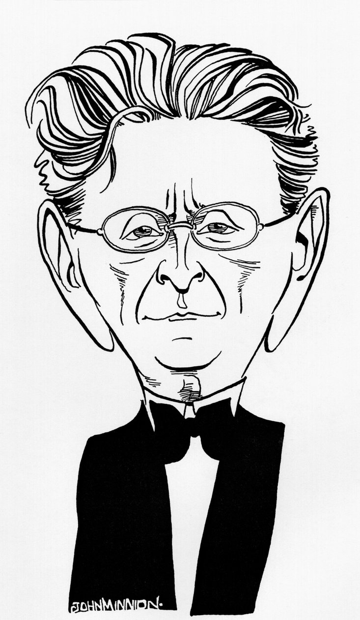 Alexander von Zemlinsky - karykatura autorstwa John Minnion