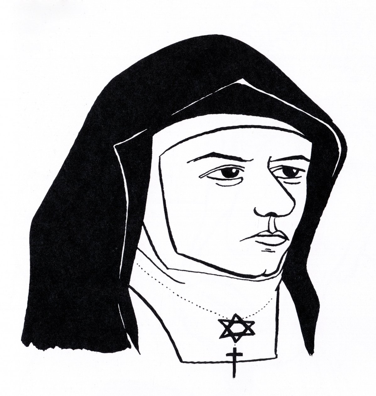 Edyta Stein, pseudonim świętej Teresy Benedykty od Krzyża, była filozofką, feministką, karmelitanką i męczennicą autorstwa John Minnion