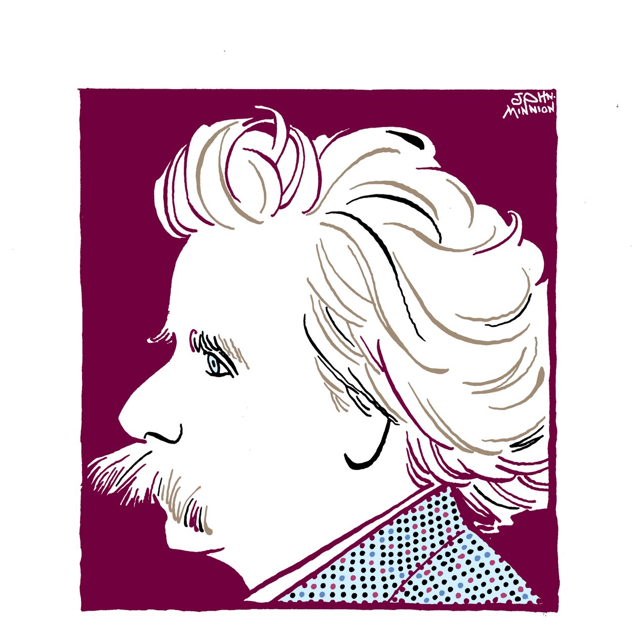 Edvard Grieg - norweski kompozytor szkockiego pochodzenia 1843-1907 autorstwa John Minnion