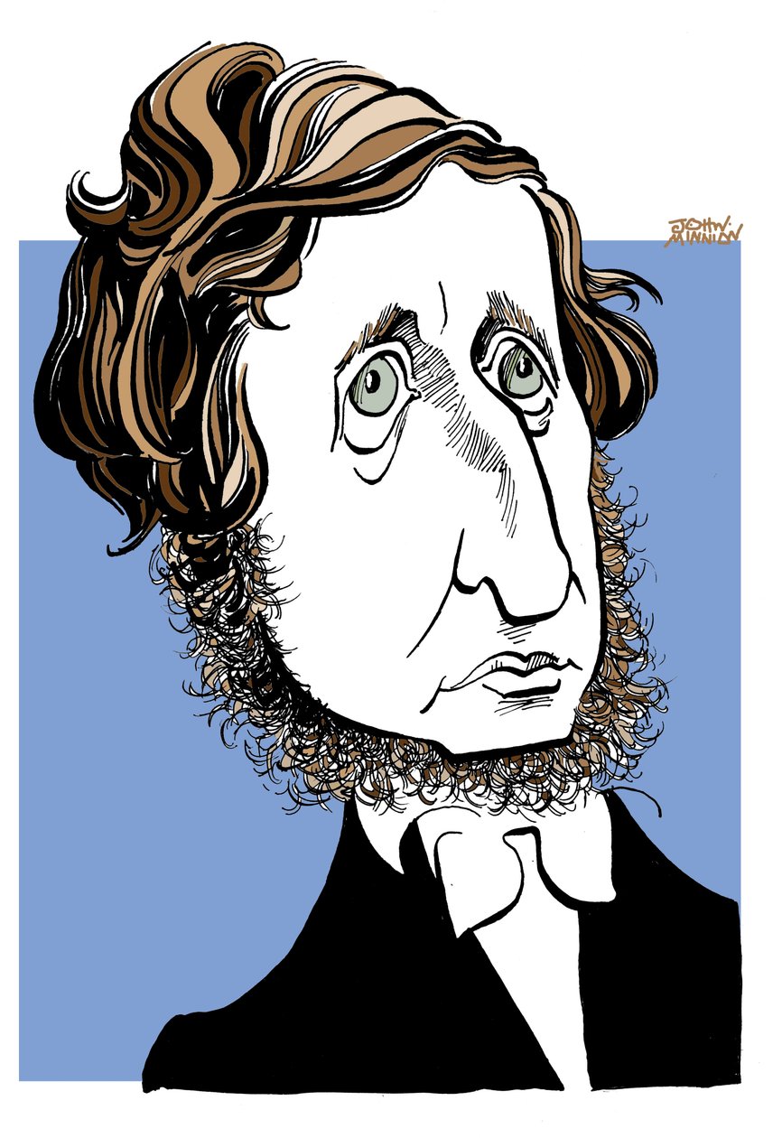Henry David Thoreau autorstwa John Minnion