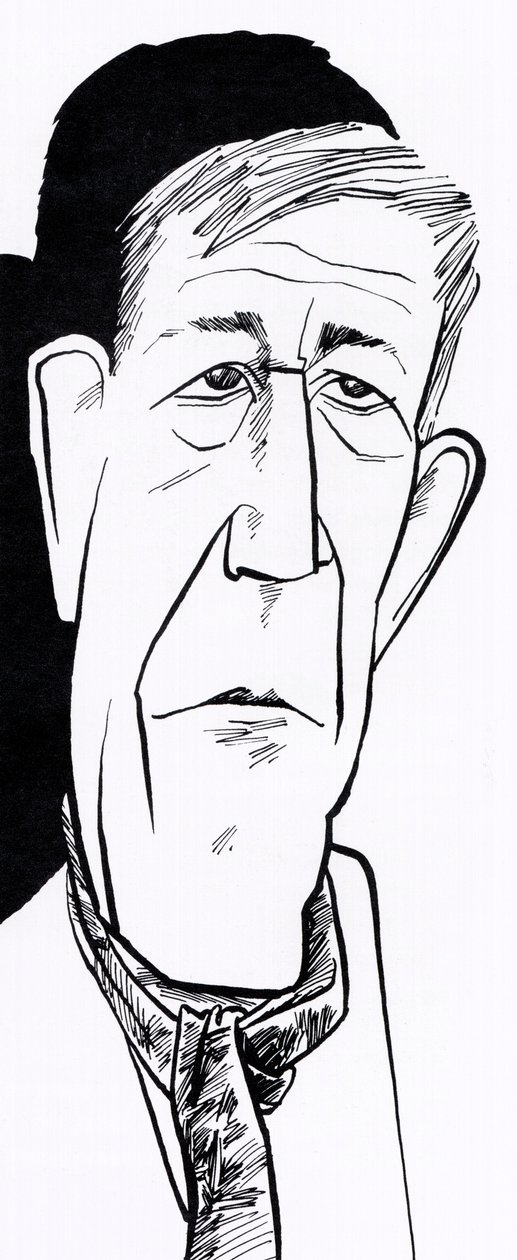 Oskar Kokoschka, karykatury autorstwa John Minnion