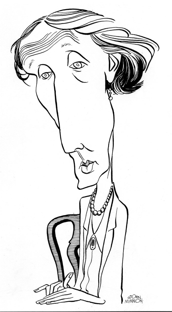 Virginia Woolf autorstwa John Minnion