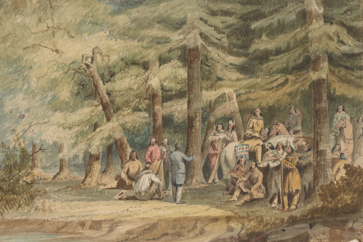 Nez Perces autorstwa John Mix Stanley
