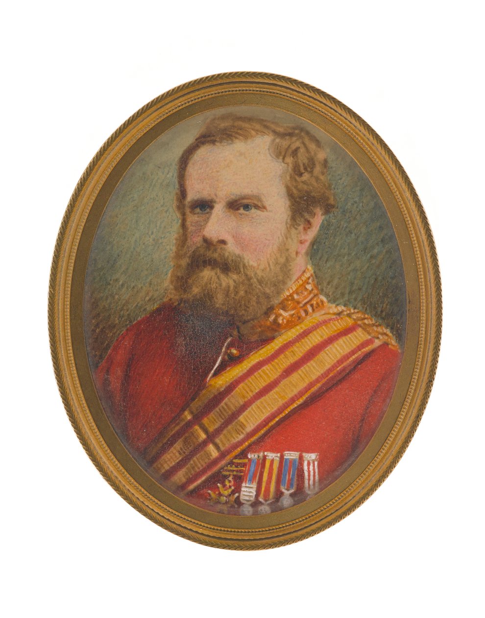 Generał porucznik David Pott (1812-1881) w mundurze sztabowym autorstwa John Moffat