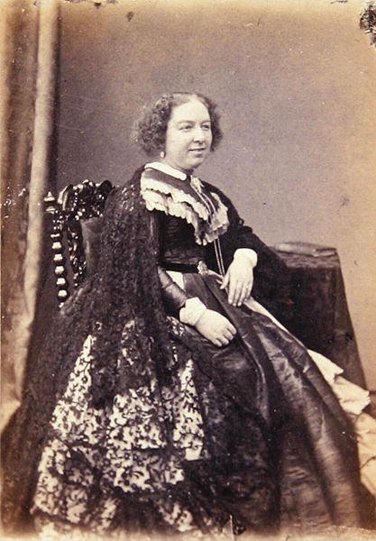 Louisa Pyne, ok. 1860 (zdjęcie czarno-białe) autorstwa John Moffat