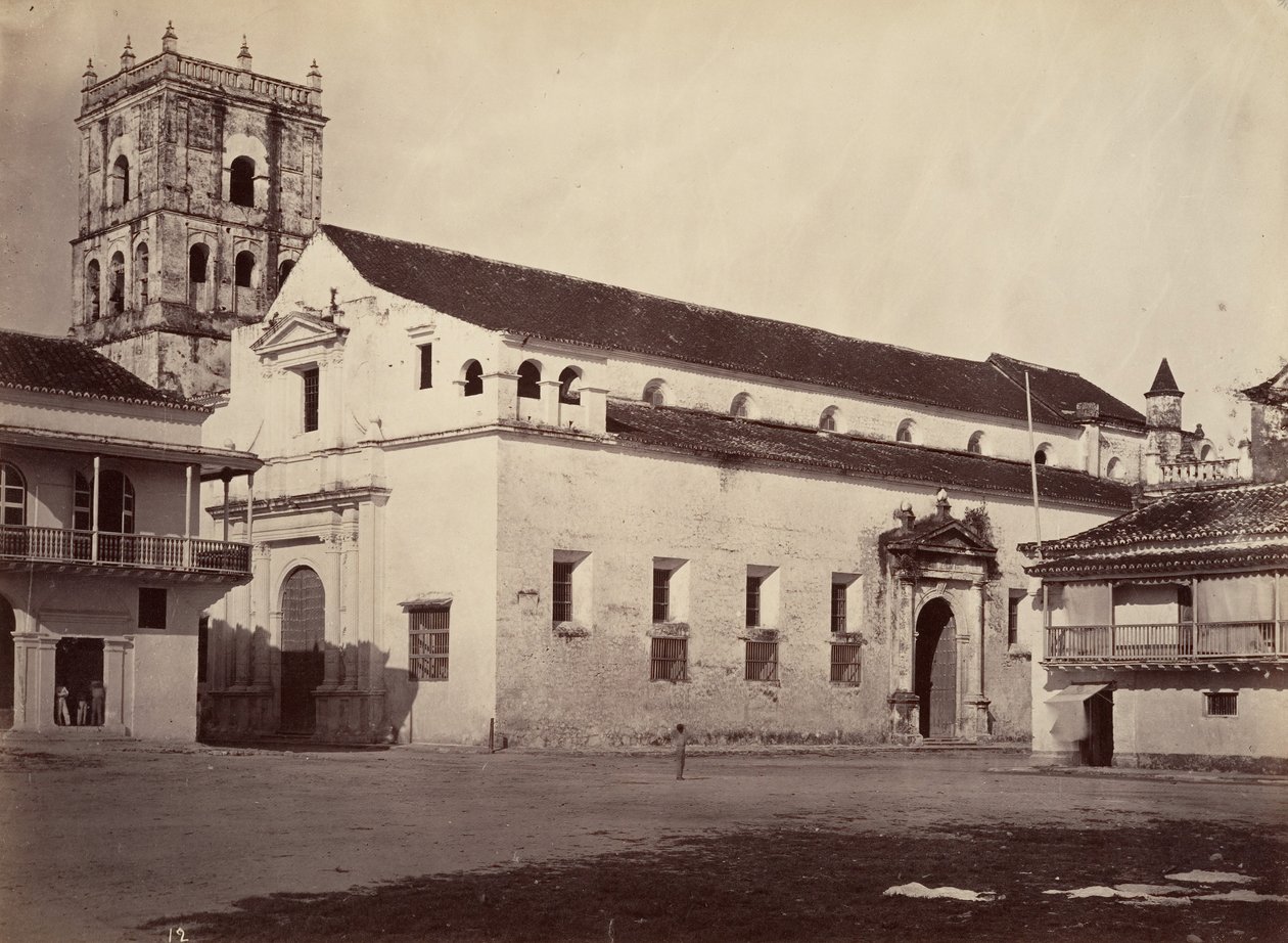 Tropikalna sceneria, Katedra, Cartagena, 1871. autorstwa John Moran