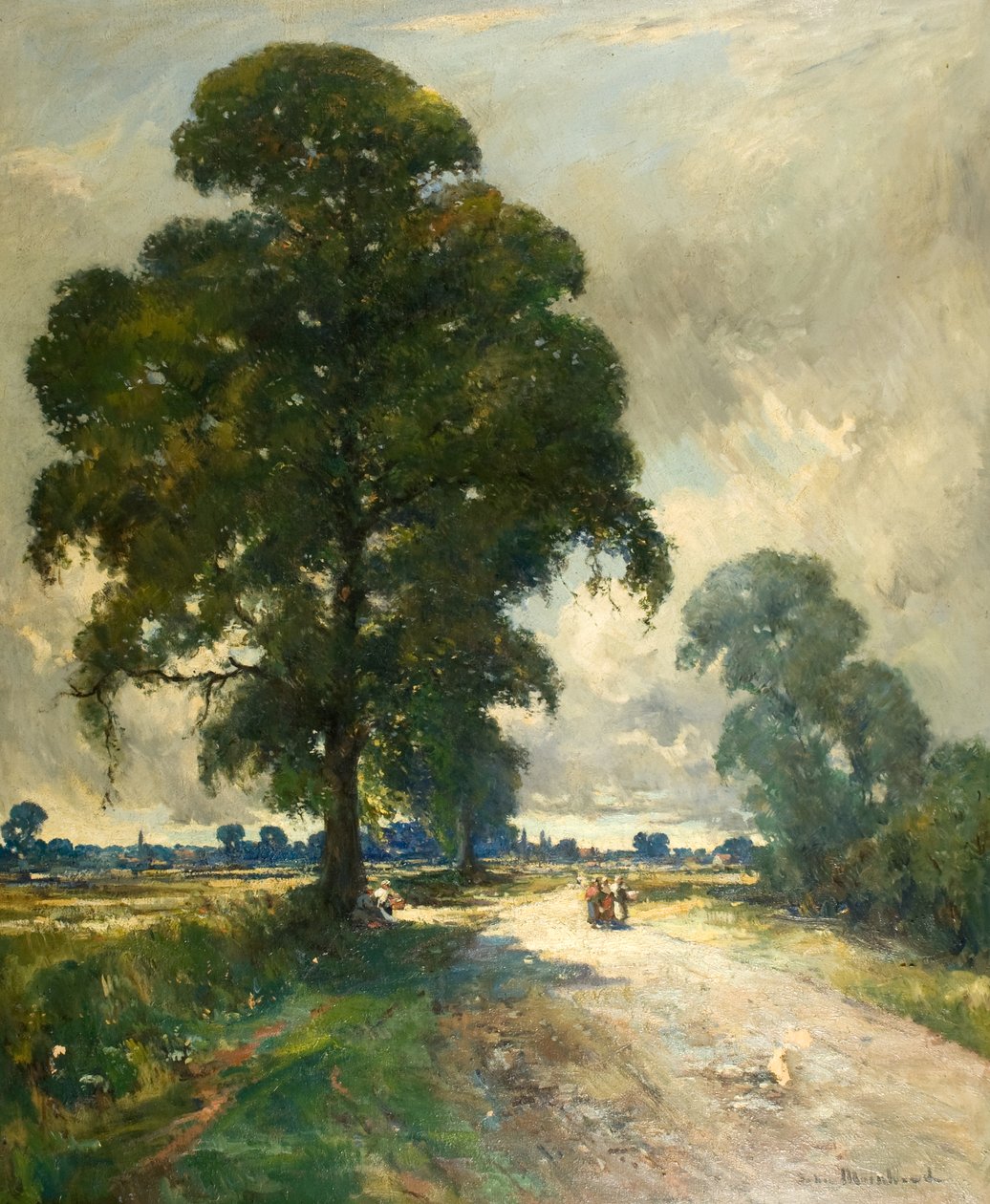 Droga do St Ives (olej na płótnie) autorstwa John Muirhead