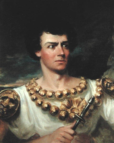 Edwin Forrest (1806-72) jako „Rolla” (olej na płótnie) autorstwa John Neagle